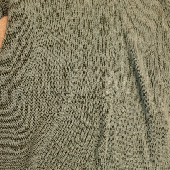 Adorable bohemian lace shoulder cut-out knitted long sleeve in arctic blue 🩵 - Picture 16 of 16